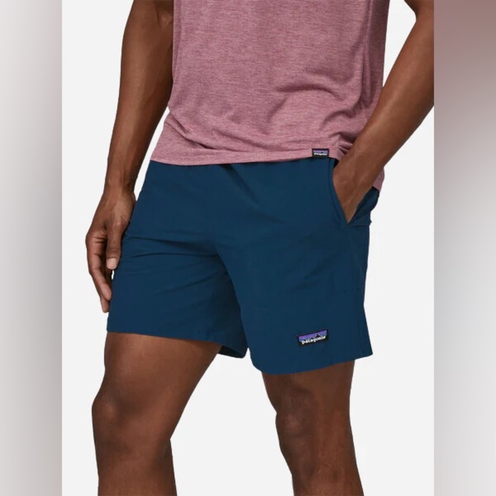 Patagonia Men's Navy Blue Stretch Shorts